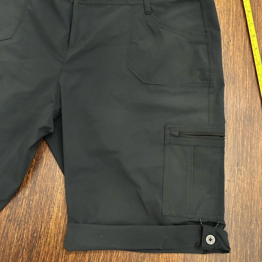 Women’s Kuhl Black Hiking Shorts adjustable length size 16 - Picture 8 of 8